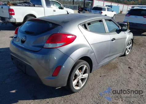 2015 Hyundai Veloster из США, поврежденный, VIN KMHTC6AD6FU234410
